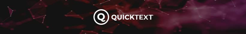 banière quicktext